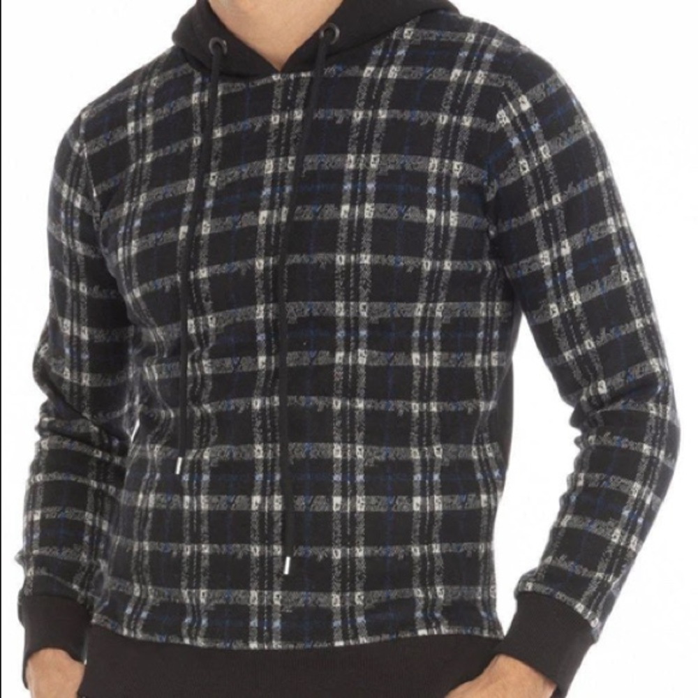 Ron Tomson Ararat Hoodie, Black Sax pattern